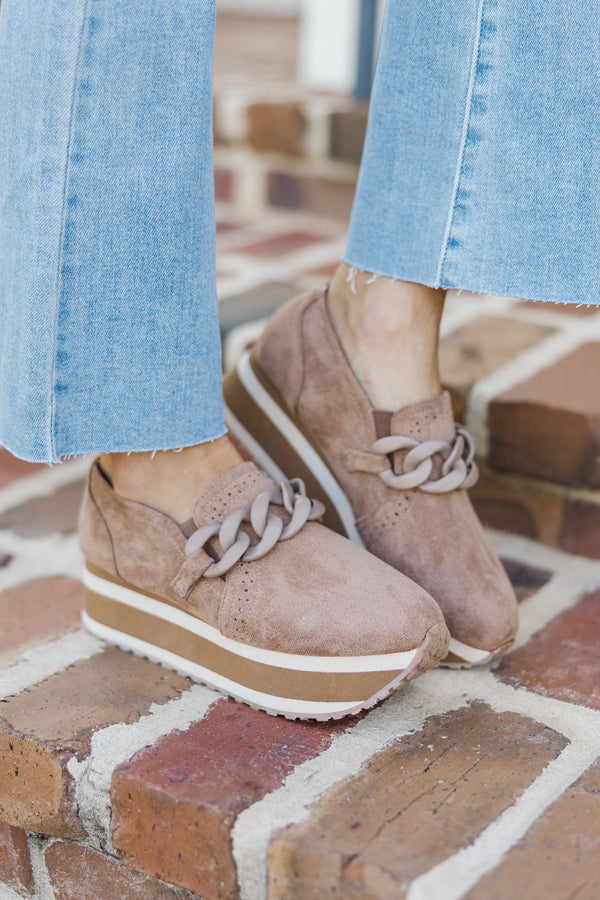 Stay On Course Brown Sneakers