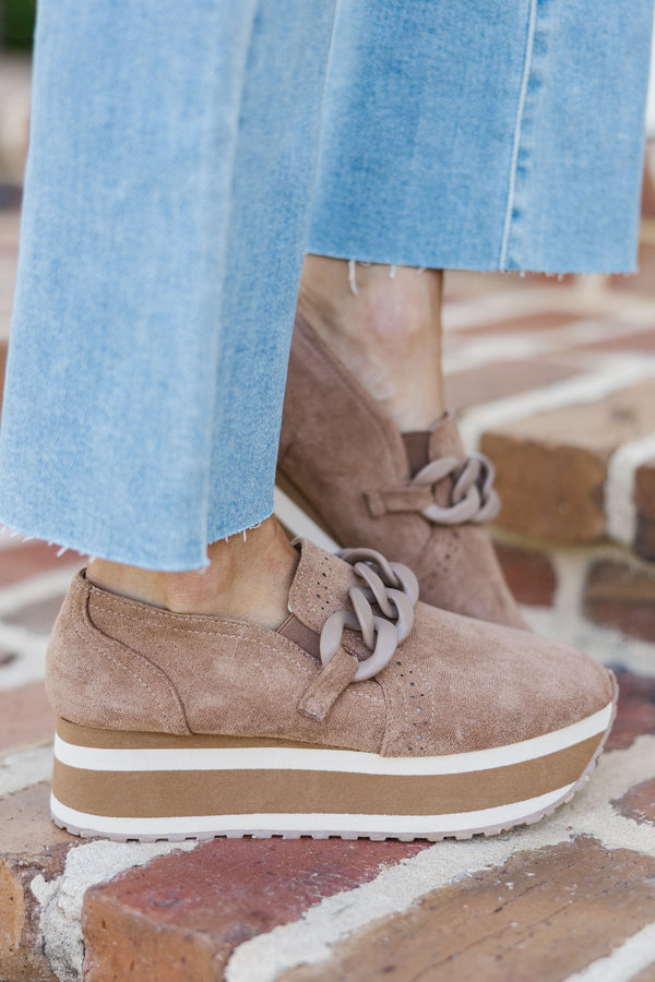 Stay On Course Brown Sneakers