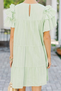 Spring Zest Lime Green Babydoll Dress