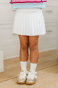 Girls: The Sadie White Skort