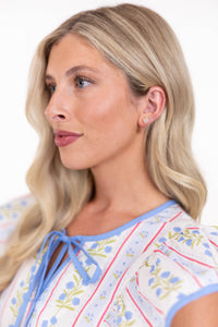 The Nina Pink Stud Earrings