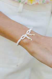 The Francine White Bracelet