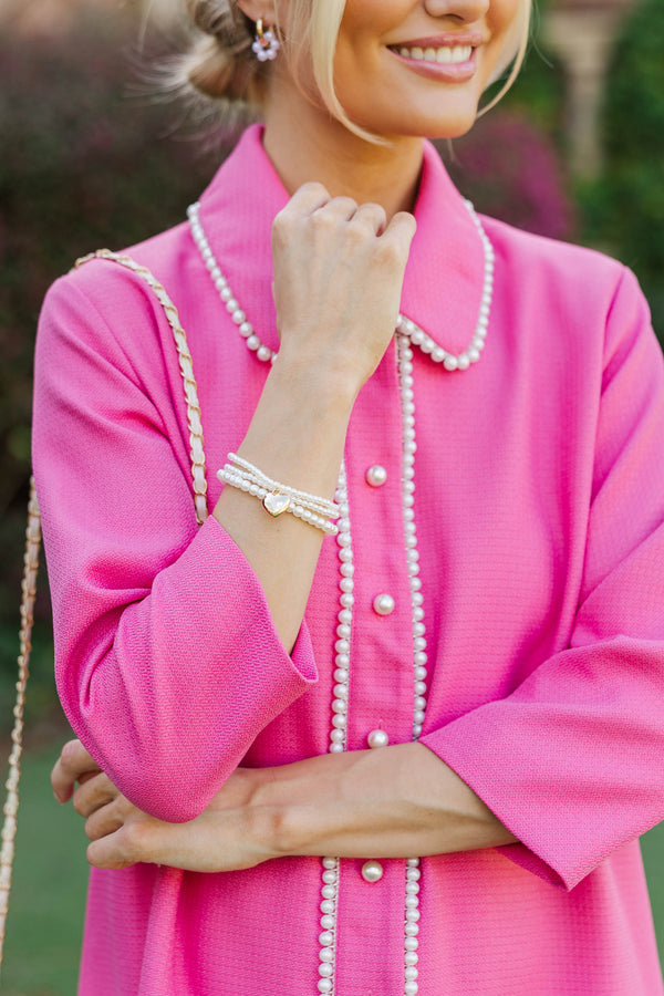 The Linley Cream White Bracelet