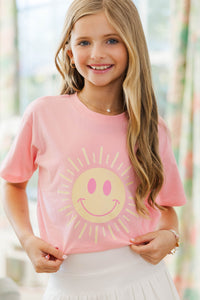 Girls: Sunshine Day Blush Graphic Tee