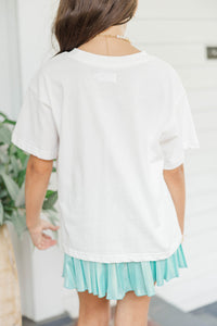 Girls: Summer Drinks White Graphic Tee