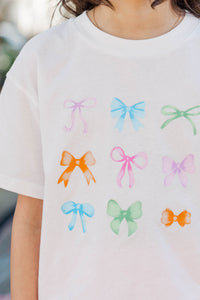 Girls: In My Girly Era White Graphic Tee