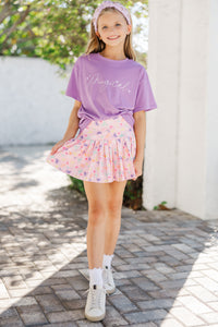 Girls: The Magic Is Calling Lavender Graphic Tee