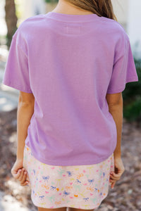 Girls: The Magic Is Calling Lavender Graphic Tee
