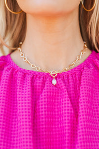 Just Around Town Gold Necklace