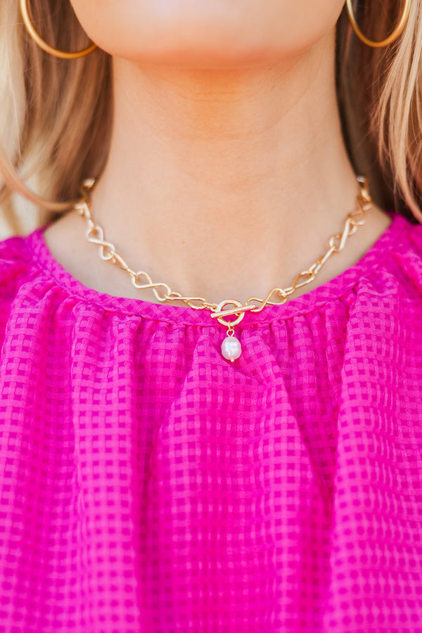 Just Around Town Gold Necklace