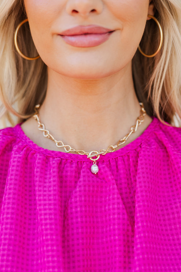 Just Around Town Gold Necklace