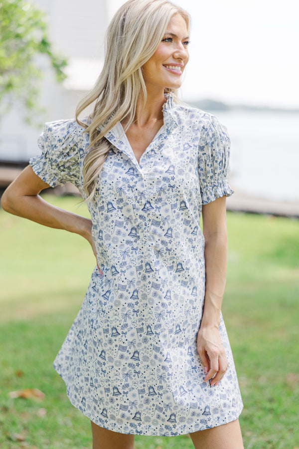 Star Gazing Navy Blue Toile Tie Back Dress Shop the Mint Star Gazing Navy Blue Toile Tie Back Dress Shop the Mint