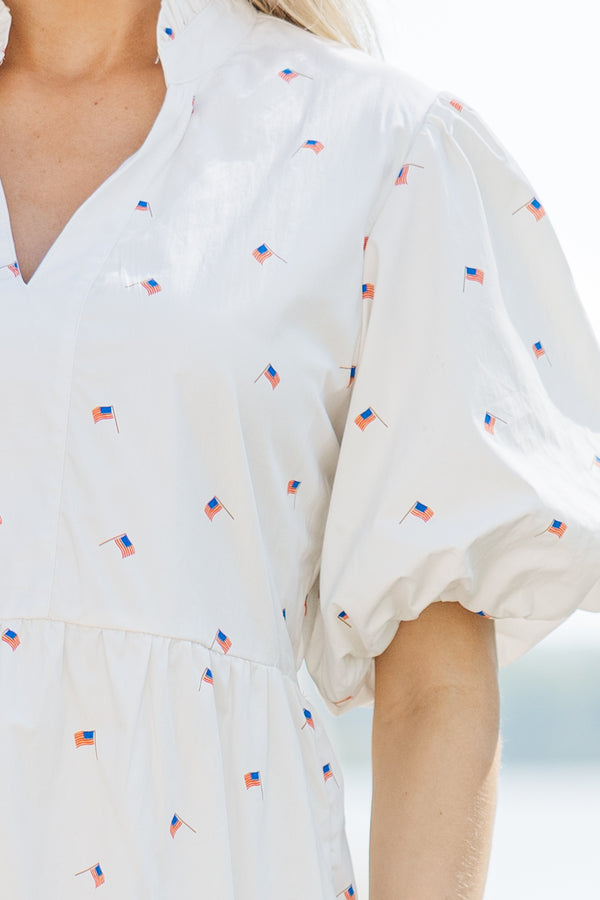 When You Know White Patriotic Babydoll Dress – Shop the Mint When You Know White Patriotic Babydoll Dress – Shop the Mint