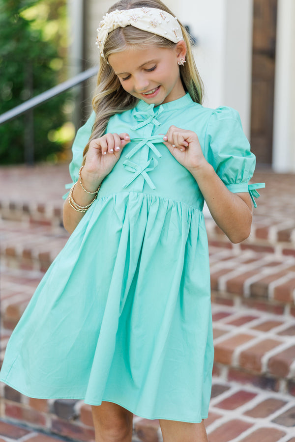 Girls: The Audrey Blue Dress Shop the Mint Girls: The Audrey Blue Dress Shop the Mint