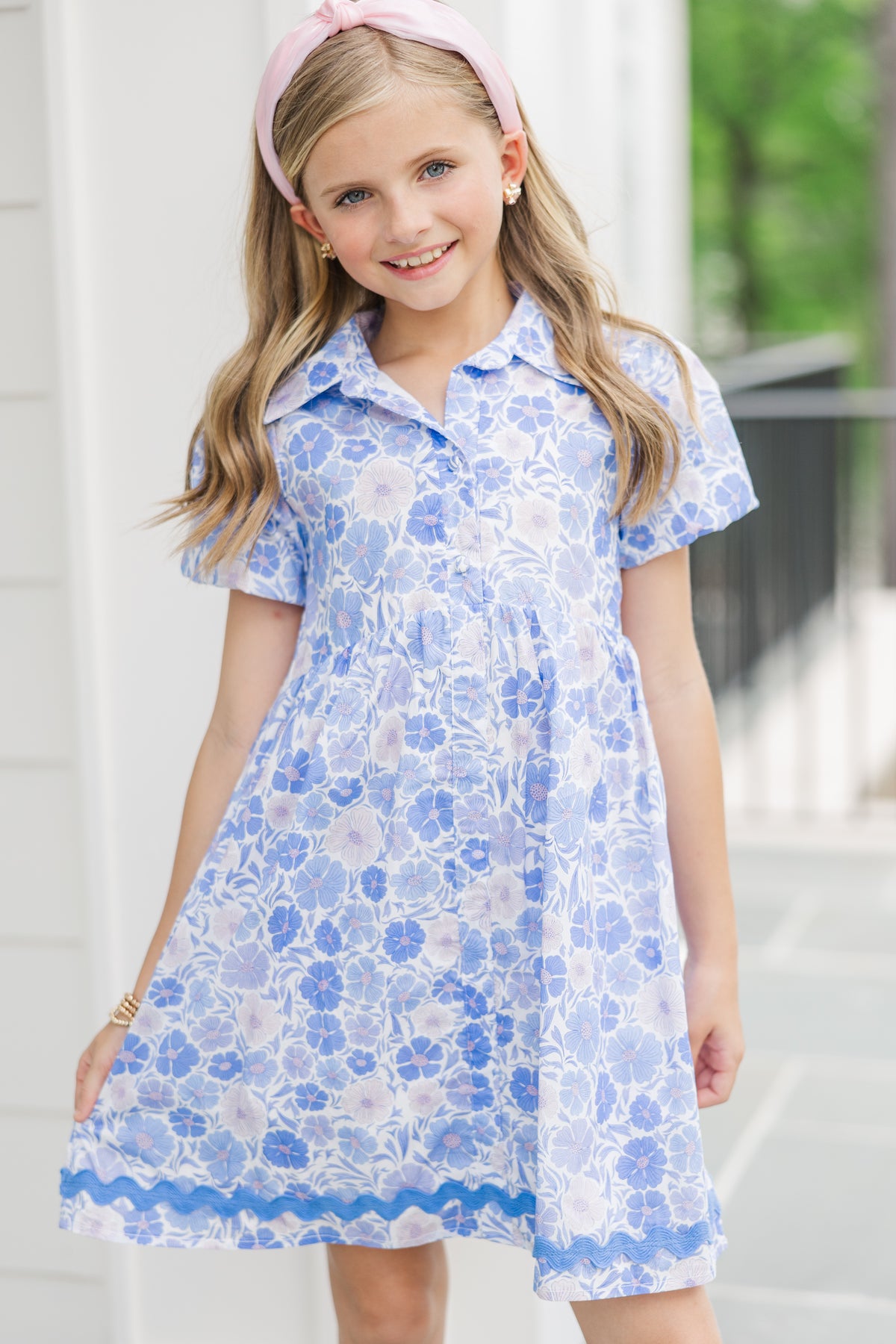 Hadley Stripe Collar Dress main image 1