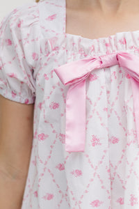 Girls: Delightful Days Cream Toile Dress