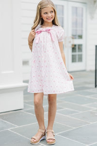 Girls: Delightful Days Cream Toile Dress