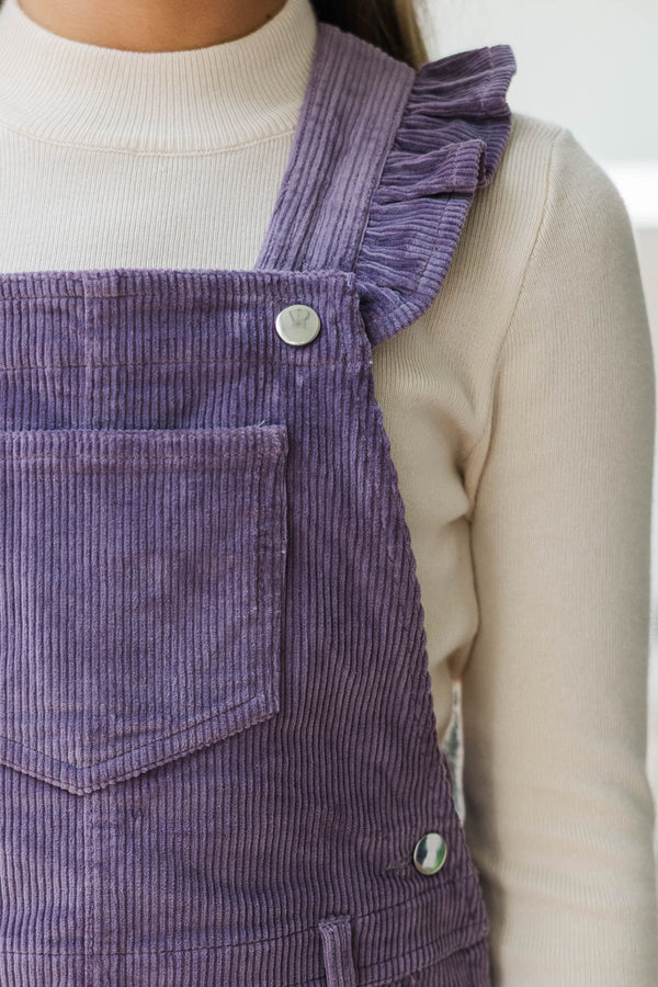 Girls: The Naomi Purple Overalls