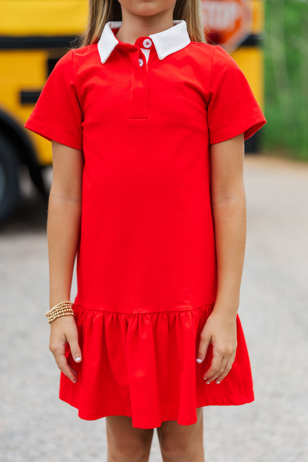 Girls: The Summer Red Drop Waist Dress, (14/16) - The Mint Julep Boutique | Women's Boutique Clothing Girls: The Summer Red Drop Waist Dress, (14/16) - The Mint Julep Boutique | Women's Boutique Clothing