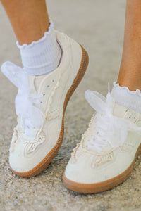 White Organza Shoelaces