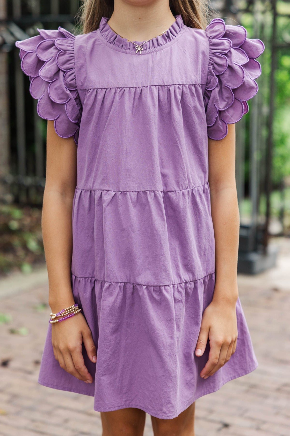 little girls purple dresses LILAC Light Purple Twirl Dress U-PICK Sleeve length in baby, toddler, Flax and Wool Threads