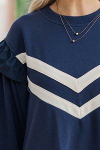 All About You Navy Dress