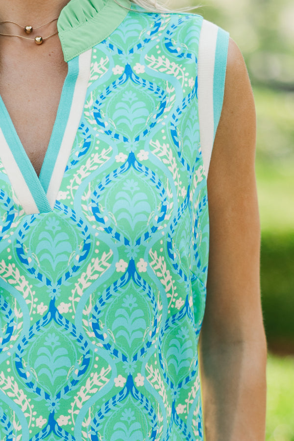 In The Days Ahead Emerald Green Medallion Dress Shop the Mint In The Days Ahead Emerald Green Medallion Dress Shop the Mint