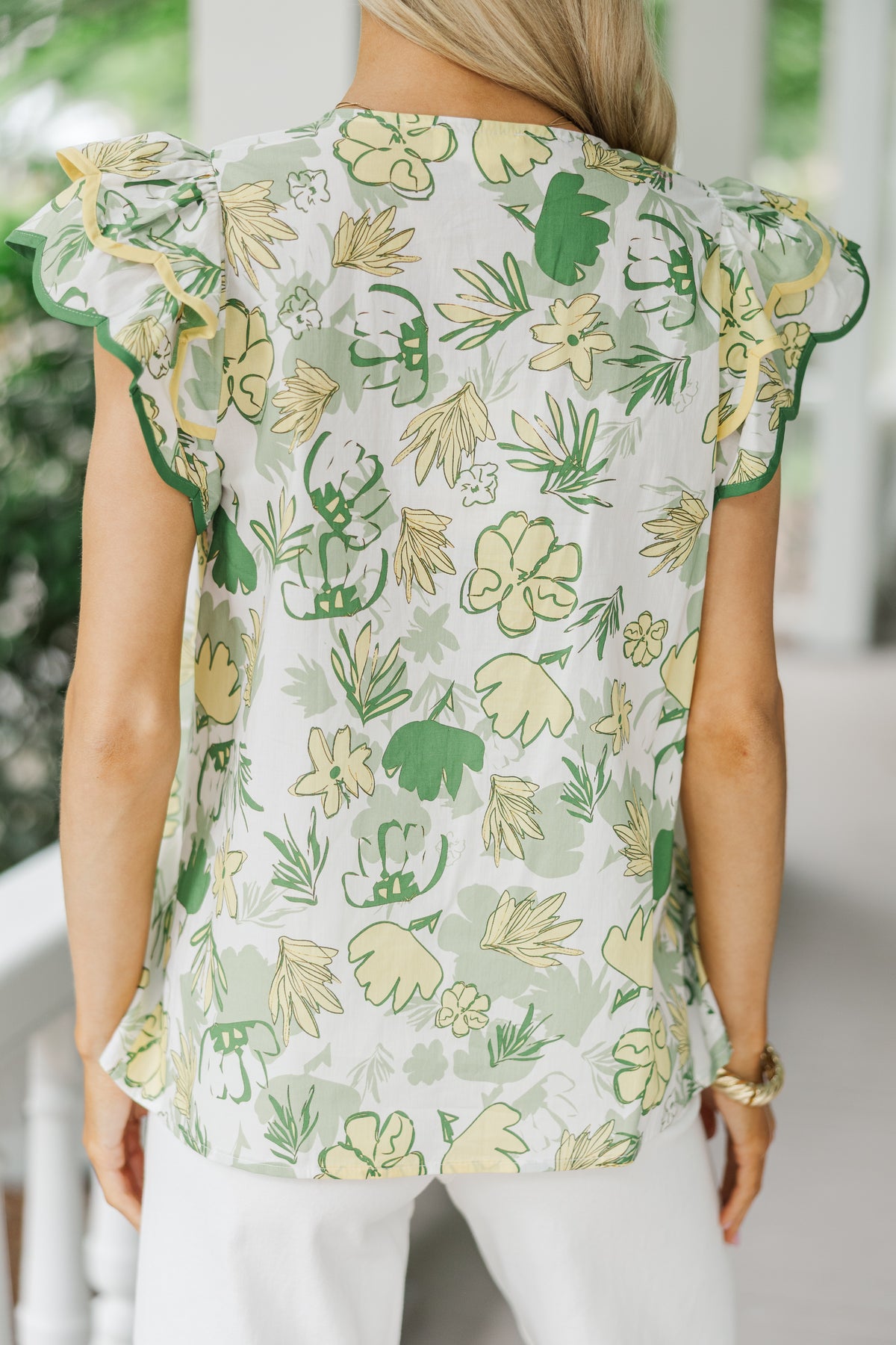 Analogie Sunny Blossoms Blouse - Yellow main image 0