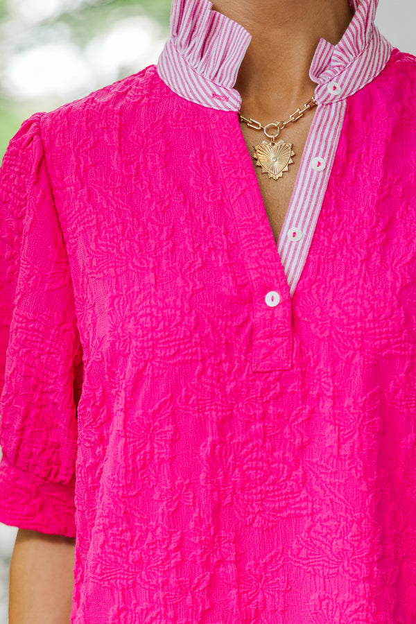 guess hot pink dress Dress W2bk83 Guess Pink Dress Shop Guess Hot Pink Dress Store ROSA Dress With Flounces Brand