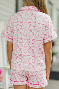 Girls: The Colette Pink Pencil and Bows S/S Set