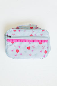 Girls: The Ginnie Light Blue Bows & Apples Lunchbox