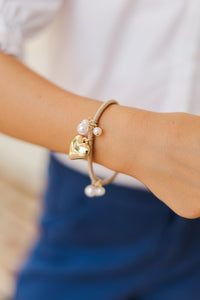 Girls: The Perfect Pony Taupe Pearl Hair Tie