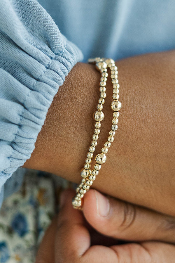 Girls: Glimmer And Gold 2 Piece Bracelet Set