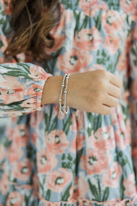 Girls: Starlight Silver 2 Piece Bracelet Set