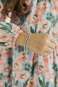 Girls: Starlight Silver 2 Piece Bracelet Set