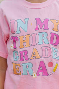 Girls: In My Third Grade Era Blush Graphic Tee