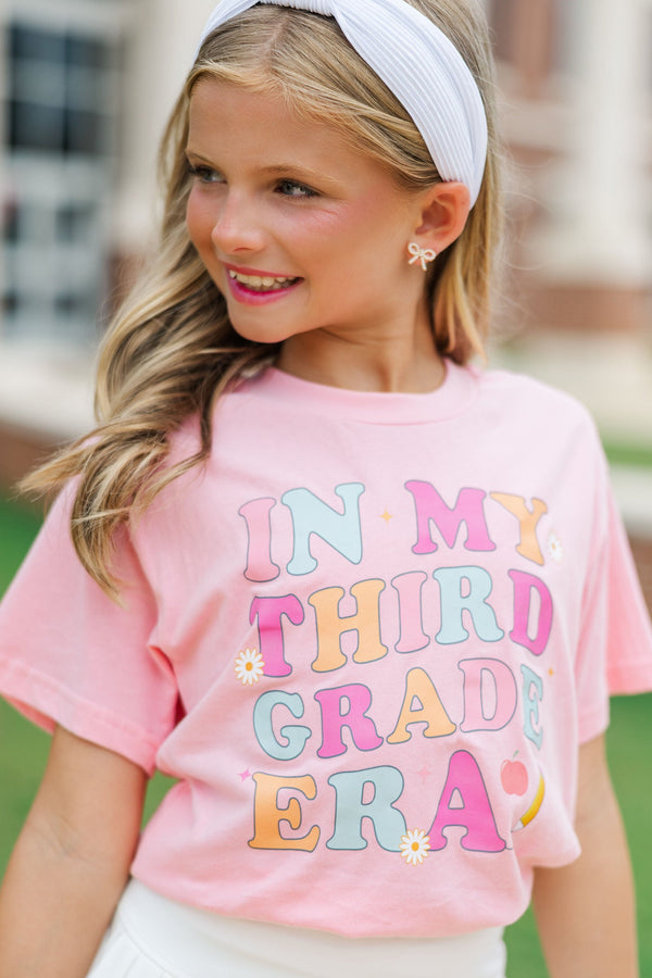 Girls: In My Third Grade Era Blush Graphic Tee