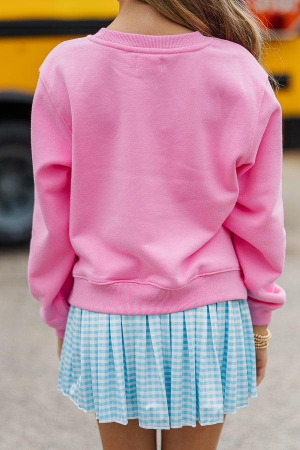 Girls: Fourth Grade Bow Graphic Sweatshirt