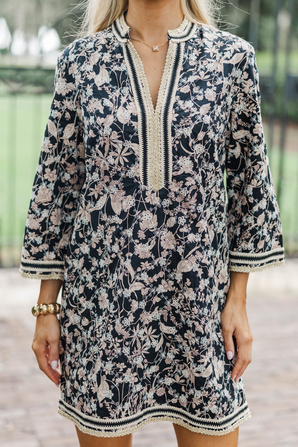 A Garden Of Grace Black Eyelet Dress