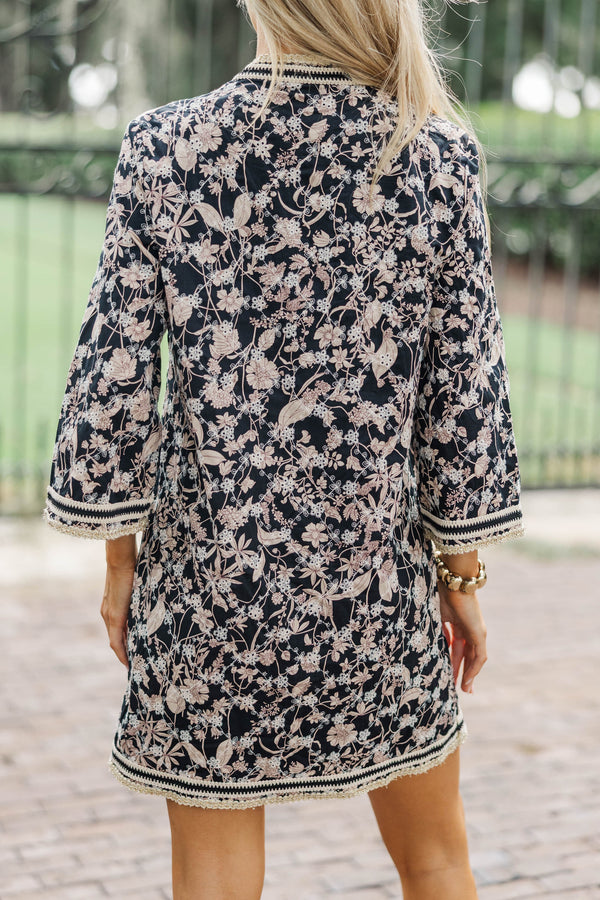 A Garden Of Grace Black Eyelet Dress