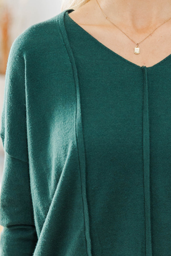 NURSING COLLECTION: Get To Know You Emerald Tunic