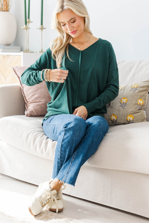 NURSING COLLECTION: Get To Know You Emerald Tunic