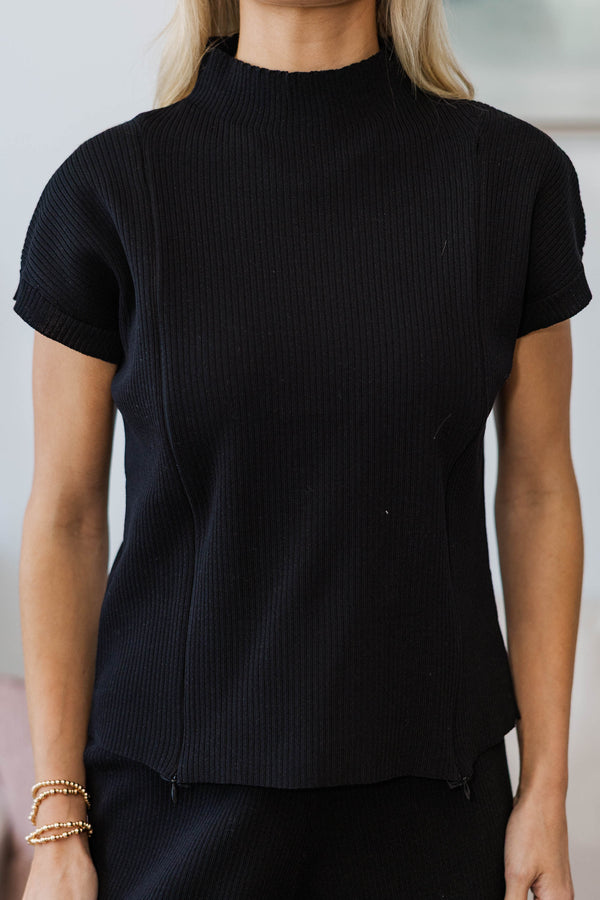 NURSING COLLECTION: Hug You Close Black Sweater