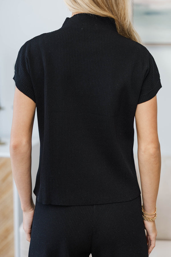 NURSING COLLECTION: Hug You Close Black Sweater