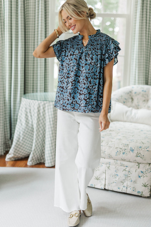 NURSING COLLECTION: All For Love Brown Leopard Blouse