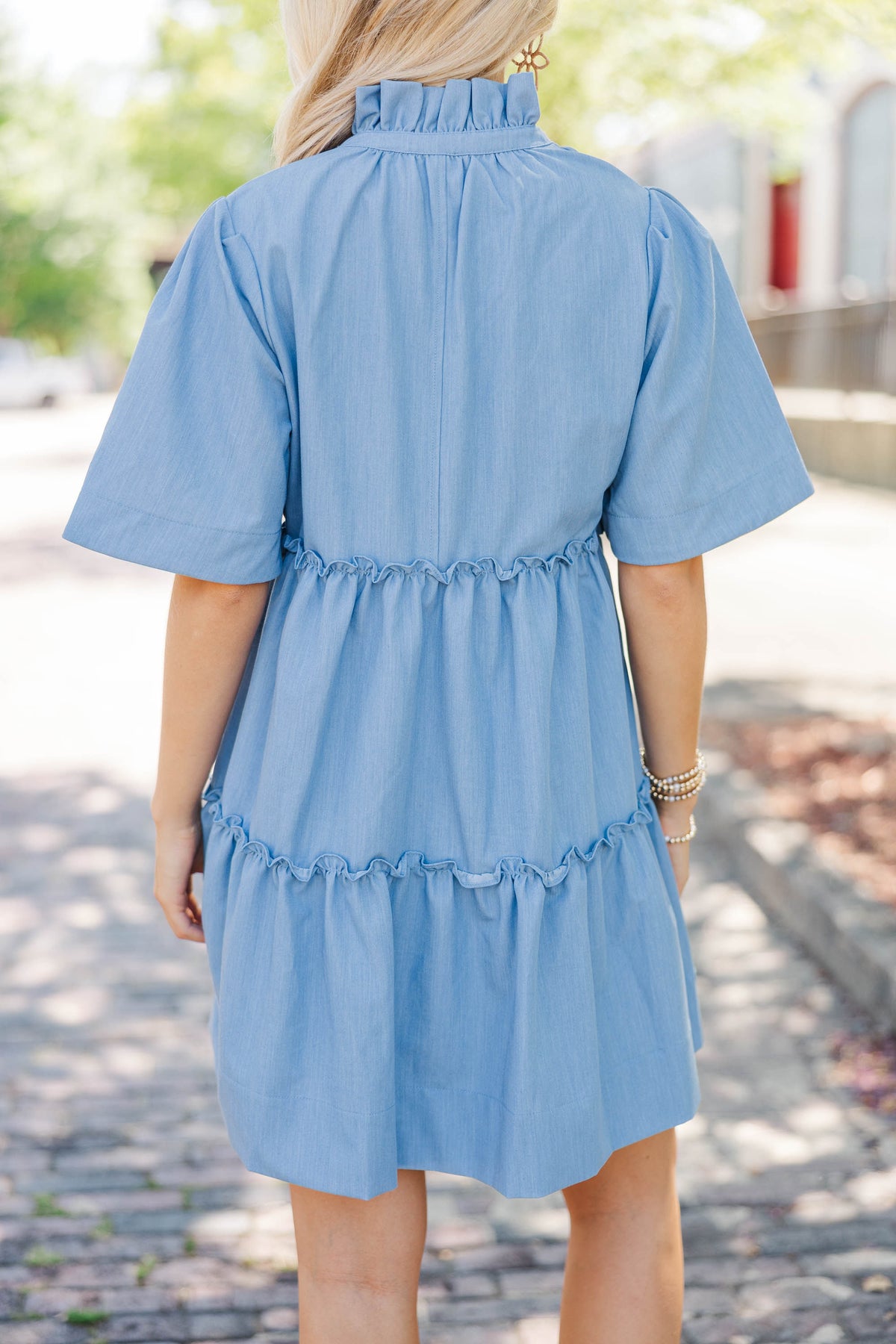 Feeling Your Best Blue Chambray Dress – Shop the Mint
