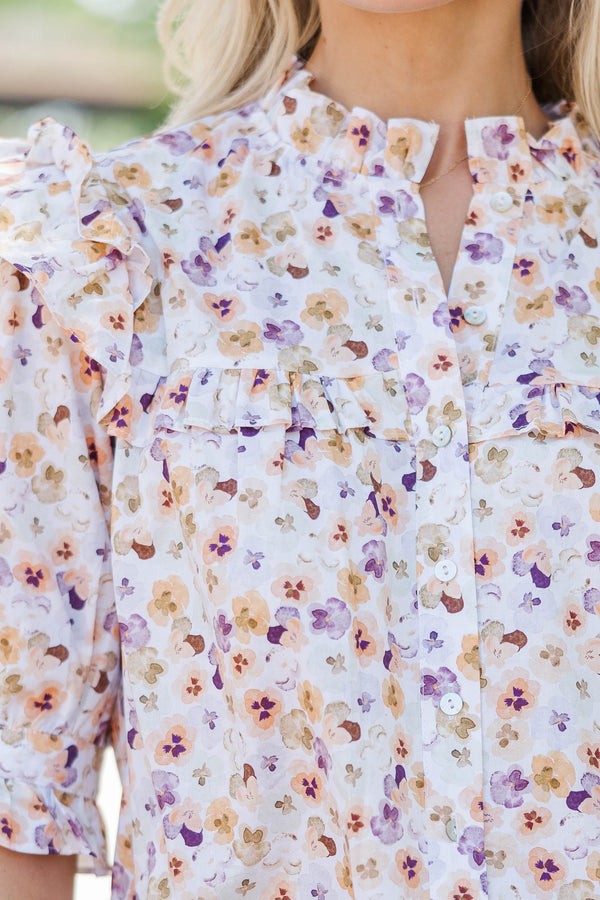 Daisy Blouse - Orange main image 1