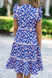 Girls: Created Beauty Navy Floral Midi Dress