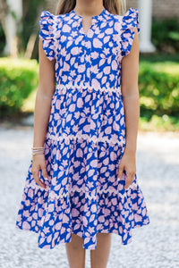 Girls: Created Beauty Navy Floral Midi Dress