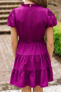 Girls: The Lily Claire Plum Purple Dress
